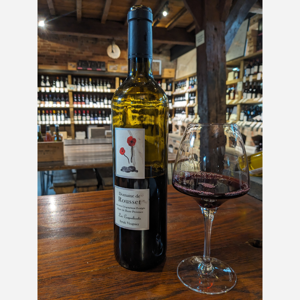 Domaine Rousset Coquelicots Syrah Viognier Alpes de Haute Provence