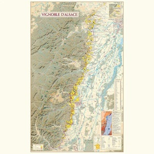Map: Vineyards of Alsace - Pierre Hourlier Wines