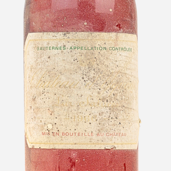 Vintage Wine: Chateau d'Yquem Sauternes 1966