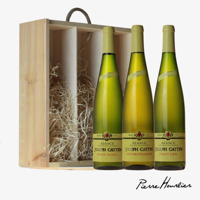 Three Bottle Alsace Wine Gift Box Set