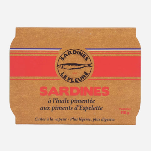 La Fleure Sardines with olive oil and Espelette pepper