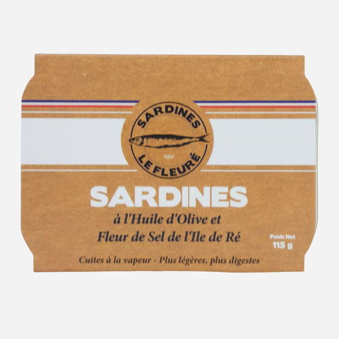 La Fleure Sardines with olive oil and Fleur de Sel from Île de Ré