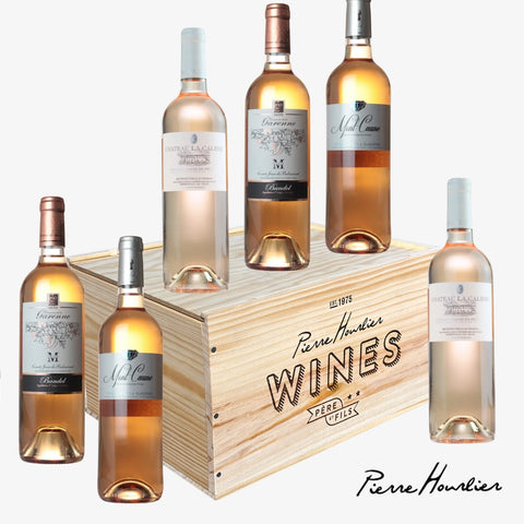 Six Bottle Provence Rose Wine Gift Box Set