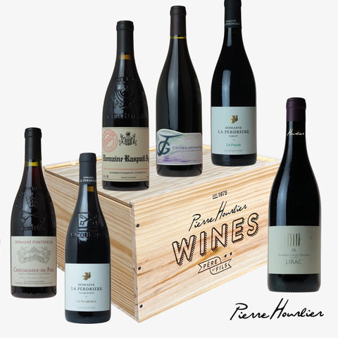 Six Bottle Rhone Wine Gift Box Set