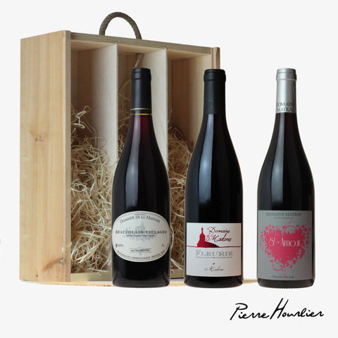 Three Bottle Beaujolais Wine Gift Set