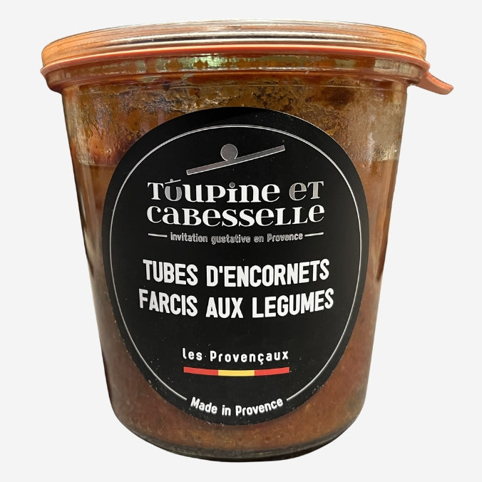 Toupine et Cabesselle: Vegetable Stuffed Squid Tubes - Pierre Hourlier Wines